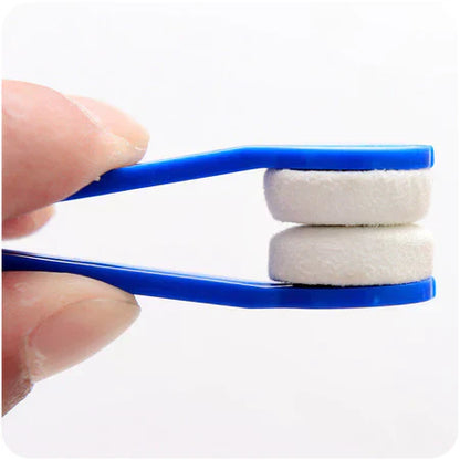 Nettoyant pour verres en microfibre 2-en-1