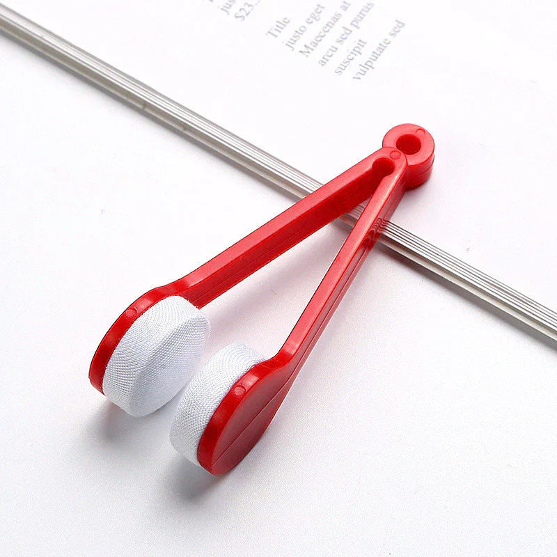 Nettoyant pour verres en microfibre 2-en-1