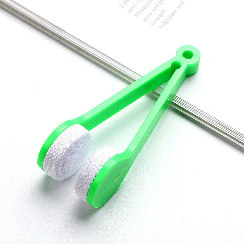 Nettoyant pour verres en microfibre 2-en-1