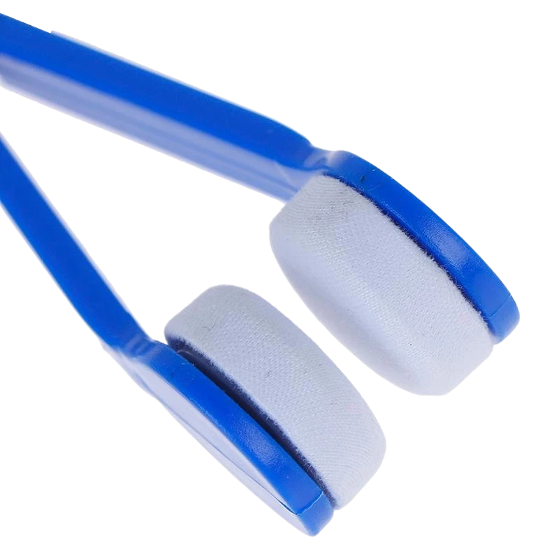 Nettoyant pour verres en microfibre 2-en-1