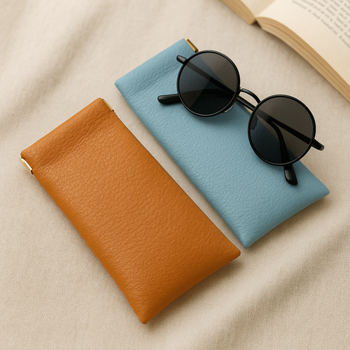 Pochette de voyage en cuir