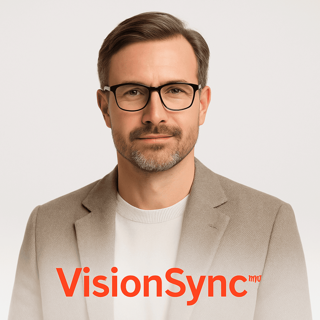 VisionSync Multifokalbrille + Geschenk [Adaptive Technologie]
