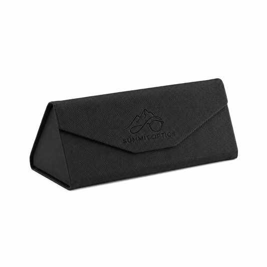 Étui pliable tissé pour lunettes de soleil - Noir