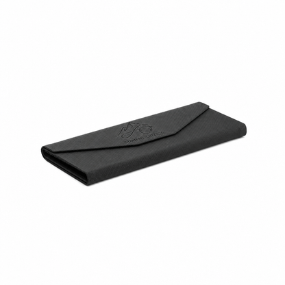 Woven Foldable Sunglasses Case - Black